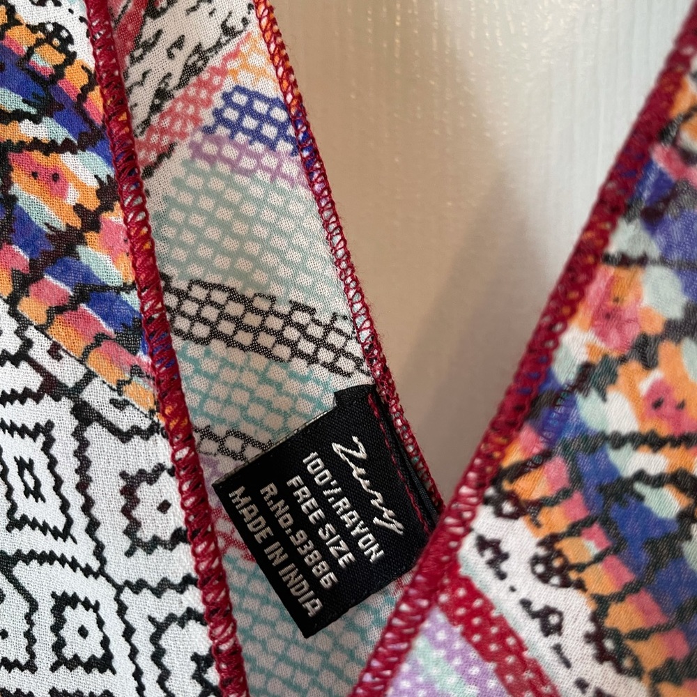 Like New Zulu Multicolored Caftan Plus Size - image 4